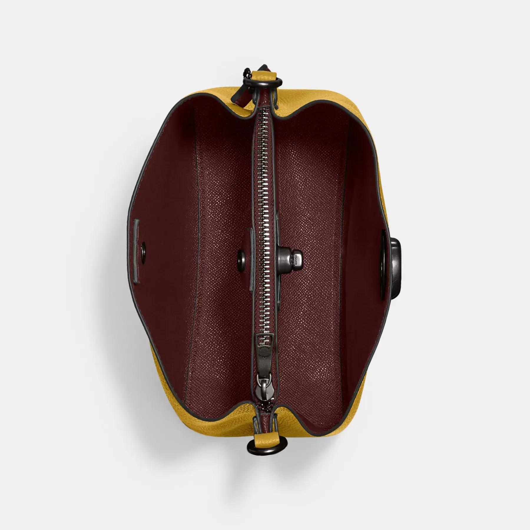 COACH Bolso tipo cubo Willow con bloques de color Lino Multi COACH Bolso tipo cubo Willow con bloques de color Lino Multi